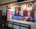 Honored to be represented on this mural with Bill Virdon, Preacher Roe, Dick Van Dyke, and Porter Wagoner